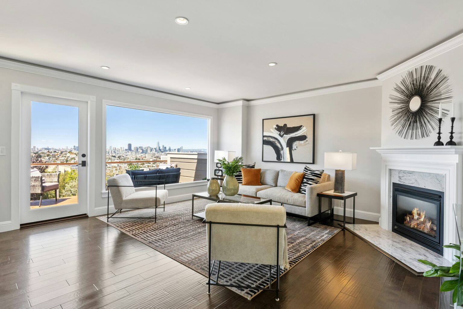 Modern corporate apartment interior
